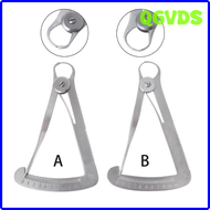 QGVDS เครื่องมือวัดขนาดมาตรวัดทางทันตกรรม0-10มม. เครื่องมือทันตแพทย์วัดขนาดสำหรับการพยาบาลและการซ่อมฟัน
