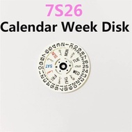 Watch Accessories Are Suitable For Seiko 7S26A/B Movement Original Calendar Weekly Dial 7S36 Calenda