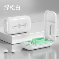 box pill box organizer Medicine Cutter Dispenser Household Pill Quarter Everything Medicine One Poin