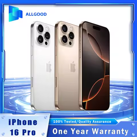 Original Apple iPhone 16 Pro US Version Unlocked - Camera Control Button, A18 Pro Chip, 120Hz, 5G, 2