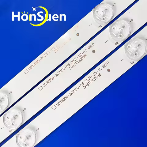 LED Backlight strip 6 Lamp for ATVIO 32'' TV OD32D06-ZC21FG-05 6S1P 303TT320038 ATV-32 Sp-led32 OCEA