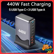 Taffware Desktop Charger Fast Charging Multi Port USB Type C GaN3 440W - YMX-440W