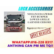 NISSAN CD4 GWB4B FRT BUMPER LOWER GRILLE GARNISH CHROME