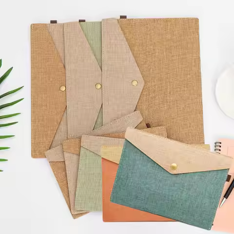A4 A5 Folder for Documents Portable Organizer Folder Documents Canvas Document Pouch Felt Document B