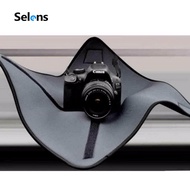【จัดส่งภายใน 3 วัน】Selens ผ้าห่อกล้อง เลนส์ อุปกรณ์กล้องถ่ายรูป กันน้ำกันกระแทก คุณภาพดี สำหรับกล้อง Canon/Nikon/Sony Waterproof Cloth Camera Wrap Shock Protector For Canon Nikon Sony Camera Lens Photo