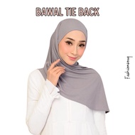 NEW ARRIVAL!! Bawal Instant TIE BACK . Bawal instant ikat belakang .