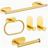 Stainless Steel Bathroom Accessories Set Towel Bar Towel Rack Bath Towel Rack No-Drill Bathroom Pape