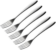 Oaks TSUBAME TE3 Fork, Good Mouth, Small Size, Set of 5, Silver, Width 0.9 x Total Length 6.9 inches