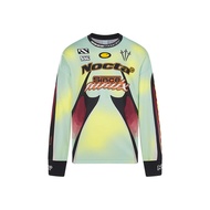 Nocta Co-branded Drake Motorcycle Racing Rabbit Print Quick-drying Mesh Loose Casual Long-sleeved T-