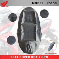 HONDA RS150 SEAT COVER SEAT COVER DOT-1+GRO RED/WHITE SARUNG KUSION PEMBALUT KUSYEN KAIN TEMPAT DUDU