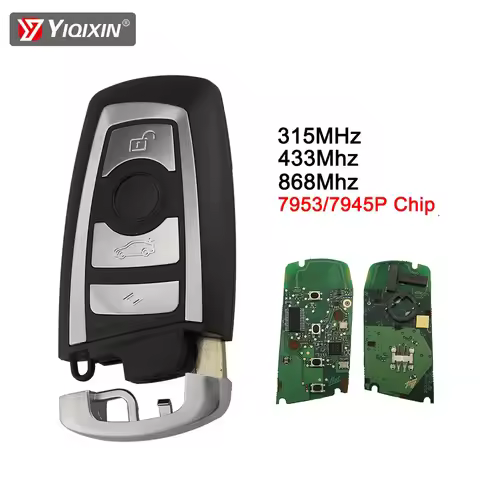 YIQIXIN Remote Car Key For BMW CAS4 F 3 5 7 Series E90 E92 E93 E60 X5 F10 F20 F30 F40 New 5 7 Series