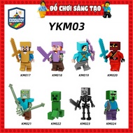 My World Open World game character minifigures - Creative Toys - YKM03