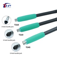 HZY T210/T245 Soldering Station Handle 3 Holes/6 Holes Compatible C210 C245 Soldering Tip Welding To