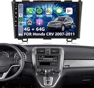 【8 Core 4G+64G】 Qual-comm Snapdragon Chip, Android Car Radio for Honda CRV 2007-2011, Wireless Carpl