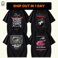 Oversized T shirt Graphic Tee - Streetwear Oversized T-Shirt 260gsm Premium Cotton T-Shirt [SG SELLE