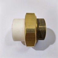 Phụ kiện PP-R rắc co ren trong ren đồng thau 32* 1’’ - bước ren phi 34mm - ống phi 32