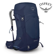 【Osprey 美國】Stratos 44 透氣網架登山背包 男 海鯨藍｜健行背包 多功能戶外運動背包