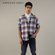 American Eagle Super Soft Flannel Shirt เสื้อเชิ้ต ผู้ชาย ผ้าแฟลนเนล (EMSH 015-2202-510)