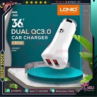 Original Ldnio C511Q Max 36W 2 USB Quick Charge 3.0 Fast Charging Car Charger