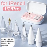 4/6pcs Pen Tip Set - Compatible For Apple Pencil - 2.0-3.5mm 2b And 2h Nibs - High Sensitivity, Trac