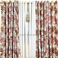 Aesthetic Anahaw RING CURTAIN - NON BLOCK OUT - NON FADE - 7FT