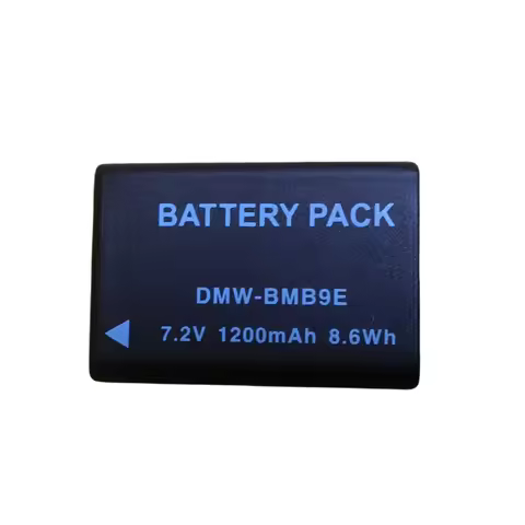 For Panasonic DMW-BMB9 BMB9E BMB9GK DMC-FZ40 FZ45 FZ100 Battery Capacity 1200mAh