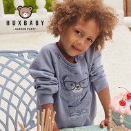 Australia Huxbaby Bear Organic Cotton Blue University T Children's Clothing Long-Sleeved Top Autumn 