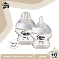 Tommee Tippee PP Close Nature Twin Pack 150ml/ Botol Susu