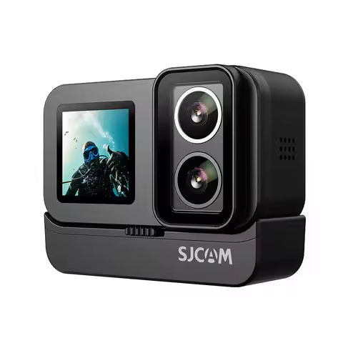SJ20 Dual Lens Action Camera 4K Night Dedicated Lens 8hrs Video Recording Waterproof Touch Screen 5G