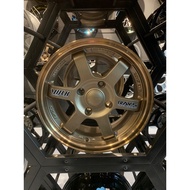 NEW SPORT RIM 15 INCH 15x7 4H100 ET38 BHL 5006 TE37 BC Matt Bronze Machine Lip + Matt Bronze PRICE O