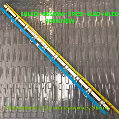 4Pieces/lot 10 lamp for LG SUNG WEI55V0 E74739 94V-0 43" V17 art3 2867 TV 43LJ614V 43LV340C 43UJ670V