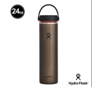 Hydro Flask 24oz/709ml 輕量寬口提環保溫瓶 曜石黑