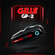 GILLE  Luetooth Intercom Motorcycle Helmet Bluetooth Headset IPX7 Waterproof  BT5.2 Wireless Stereo 