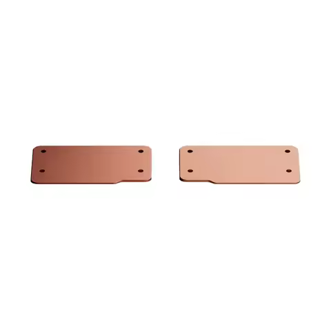 Tofu60 3.0 Mechanical Keyboard Counterweight Red Copper Stainless Steel Aluminum Ergonomic Mechanica