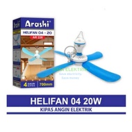 Arashi Hely fan 04 05 20w/35w/45w Watt