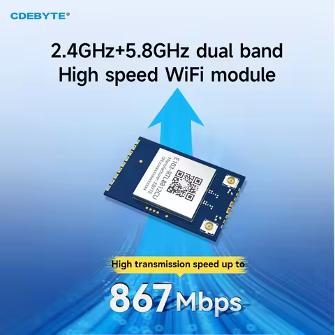 2.4GHz/5.8GHz Dual Band Wireless WiFi Module CDEBYTE E103-RTL8812CU RTL8812CU-CG USB Interface MIMO 