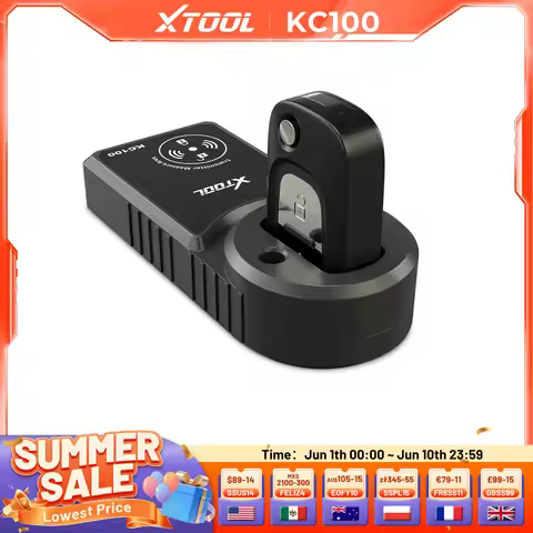 XTOOL KC100 Key Fob Programmer For VW 4&5th For BMW CAS1-CAS3 For Skoda IMMO MQB Tool Work With X100
