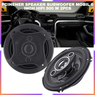 STOK READY Pcinener Speaker Subwoofer Mobil 6 Inch HiFi 500 W 2PCS / speaker mobil full super bass komplit aktif embassy kecil kiri kanan mini ngebas portable subwoofer tempel tipis / speaker full bass subwoofer aktif kecil mobil mini portable