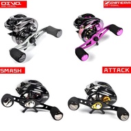 Reel Baitcasting CORDIAL ZOSTERA CZ 103HL | DIVO CD 103HL | SMASH 100HL | ATTACK 100HLReel Baitcasti
