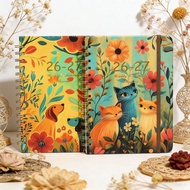 2027 Planner Coil Notebook High-Value Schedule Book A5 Calendar Book English Book Customization KWT2