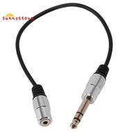 1/4 inch to 3.5mm Stereo Adapter Cable 6.35mm TRS Male to 3.5mm Female Quarter Inch Headphone Jack C
