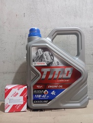 Oli Mesin Toyota TMO 10W-40 4Liter Bonus Filter Oli Khusus Untuk Avanza Xenia Rush Terios Grand Max 
