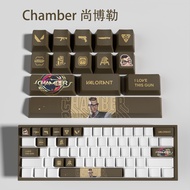 【Versatile】 Chamber New design Valorant keycaps OEM Profile 14keys MINI SET PBT dye sub keycaps