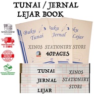 BUKU TUNAI / BUKU JERNAL / BUKU LEJAR [ 40PAGES ] CRAFT / KRAFT (READY STOCK)