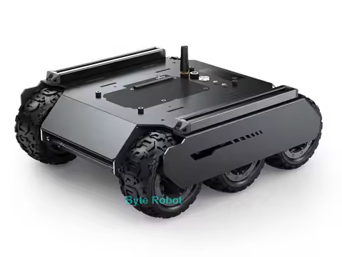 6WD Mobile Robot Car Flexible And Expandable 6x4 Off-Road UGV With Extension Rails and ESP32 Slave C