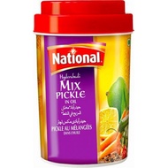 National Achar Fresh Mix Vegetable and Herbs Pickel in Mustard Oil 1kg Jar