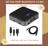 Bộ thu phát Bluetooth 5.0 B19 Tặng kèm Dây loa 2 đầu dương - Hàng chính hãng