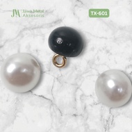 Jawa Plastic Button Luxury Plastic Clothes Buttons Black White Pearl 10mm 11mm TX-601