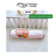 Gối ôm tencel 60s cho bé vải mềm mát kích thước 60cm đi học nhỏ gọn