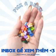 [GK003] Combo of 50 plain square bricks 1 x 1 - Toys